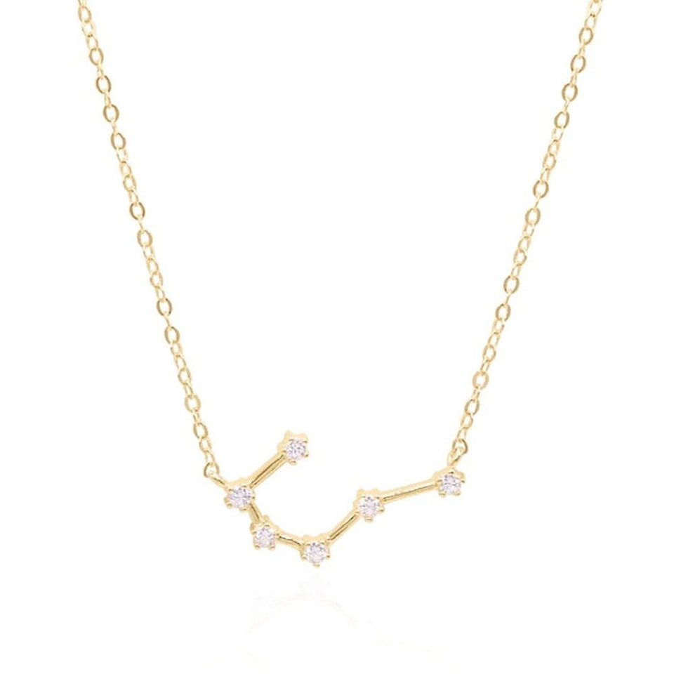 Francis & Gaye Ladies Gold Plated Cancer Zodiac Constellation Necklace