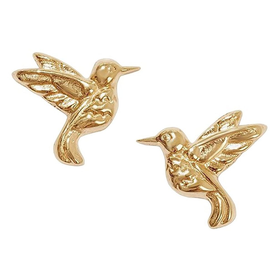 Francis & Gaye Ladies Gold Plated Hummingbird Earrings