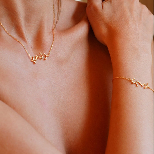 Francis & Gaye Ladies Gold Plated Scorpio Zodiac Constellation Necklace