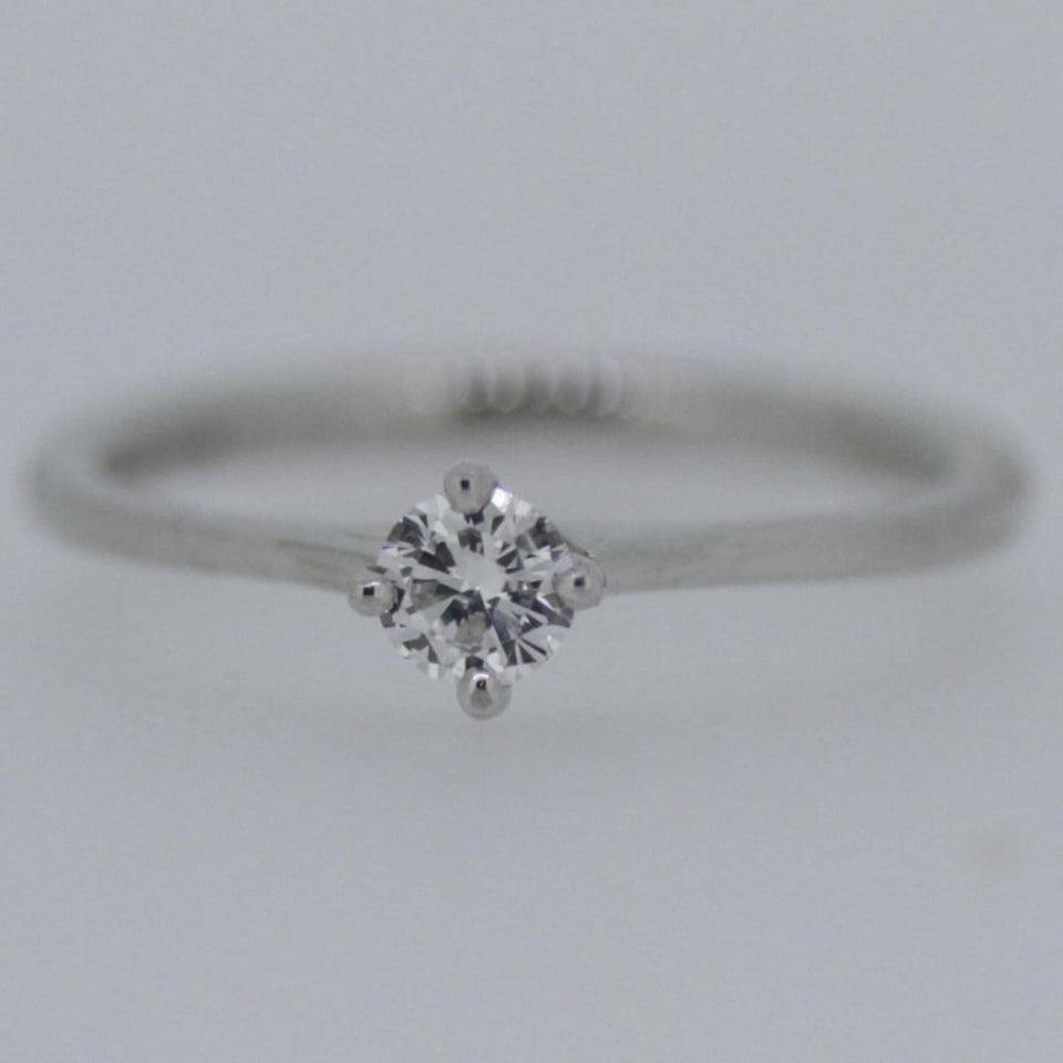 Francis & Gaye Platinum 0.25ct Diamond Solitaire Ring