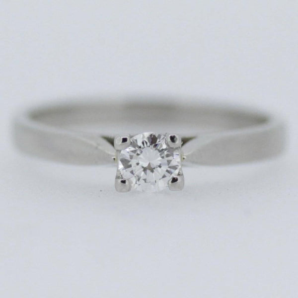 Francis & Gaye Platinum 0.33ct Floating Diamond Solitaire Ring