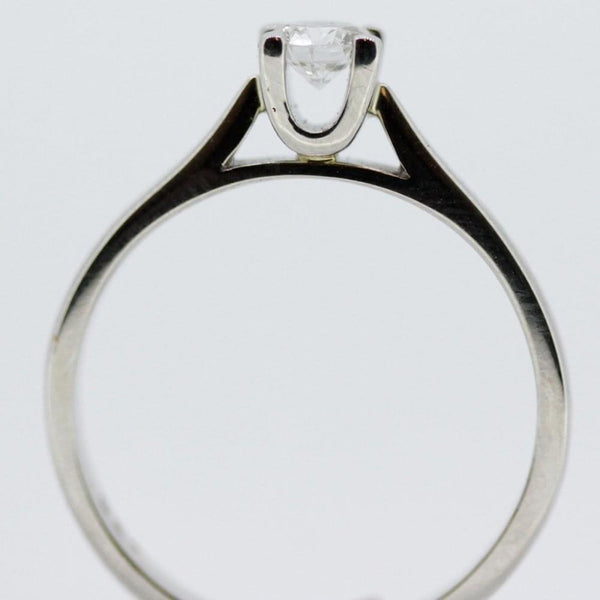 Francis & Gaye Platinum 0.33ct Floating Diamond Solitaire Ring