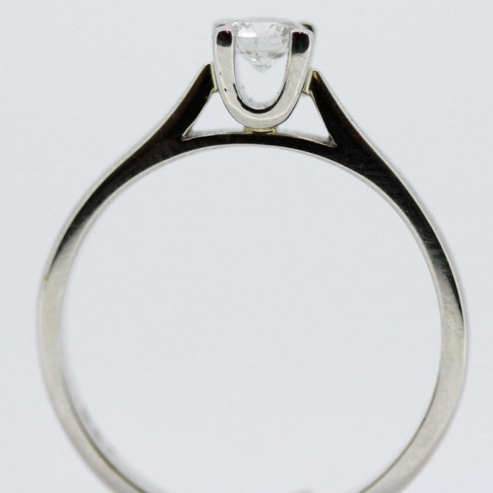 Francis & Gaye Platinum 0.33ct Floating Diamond Solitaire Ring
