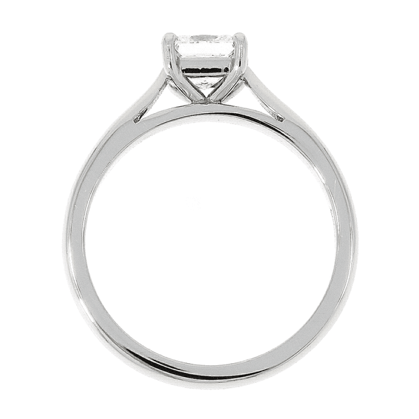Francis & Gaye Platinum 0.70ct Princess Cut Diamond Ring