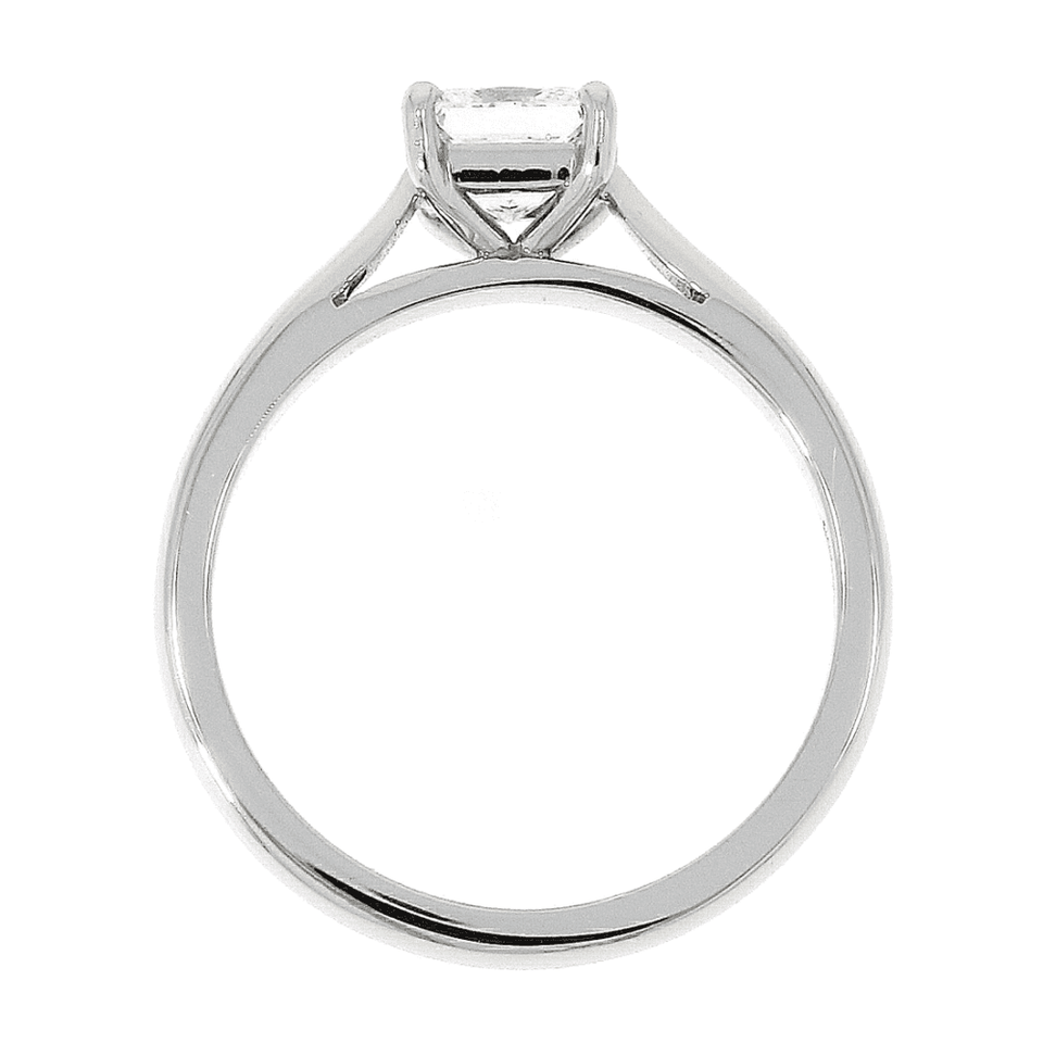 Francis & Gaye Platinum 0.70ct Princess Cut Diamond Ring
