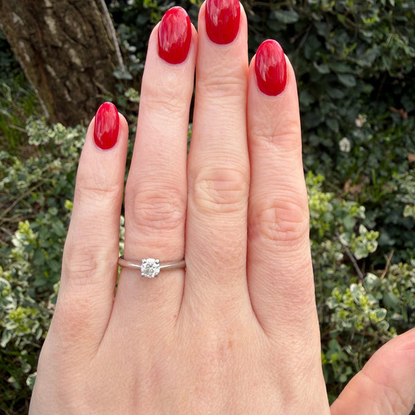 Francis & Gaye PRE-LOVED 18ct White Gold 0.30ct Diamond Solitaire Ring