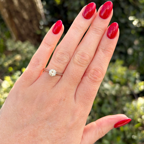 Francis & Gaye PRE-LOVED 18ct White Gold 0.60ct Diamond Solitaire Ring