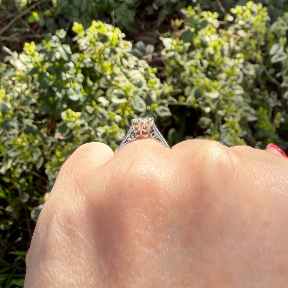 Francis & Gaye PRE-LOVED 18ct White Gold 0.60ct Diamond Solitaire Ring
