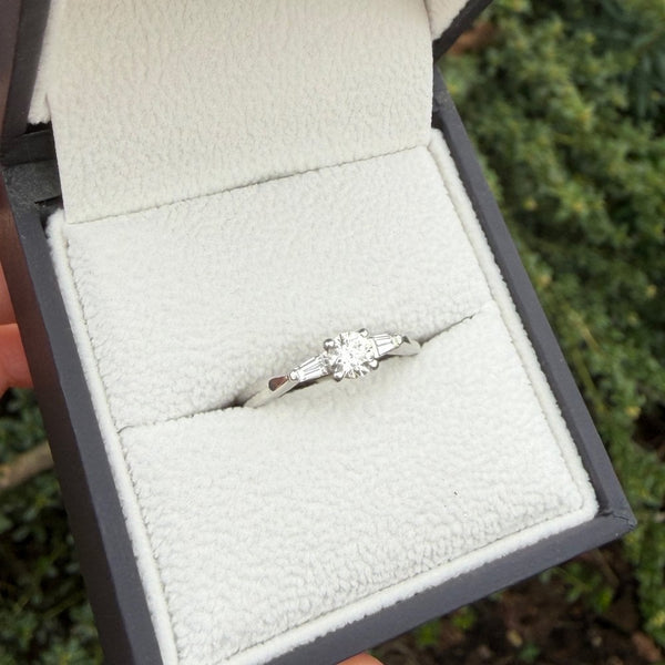 Francis & Gaye PRE-LOVED Platinum Three Stone Ring