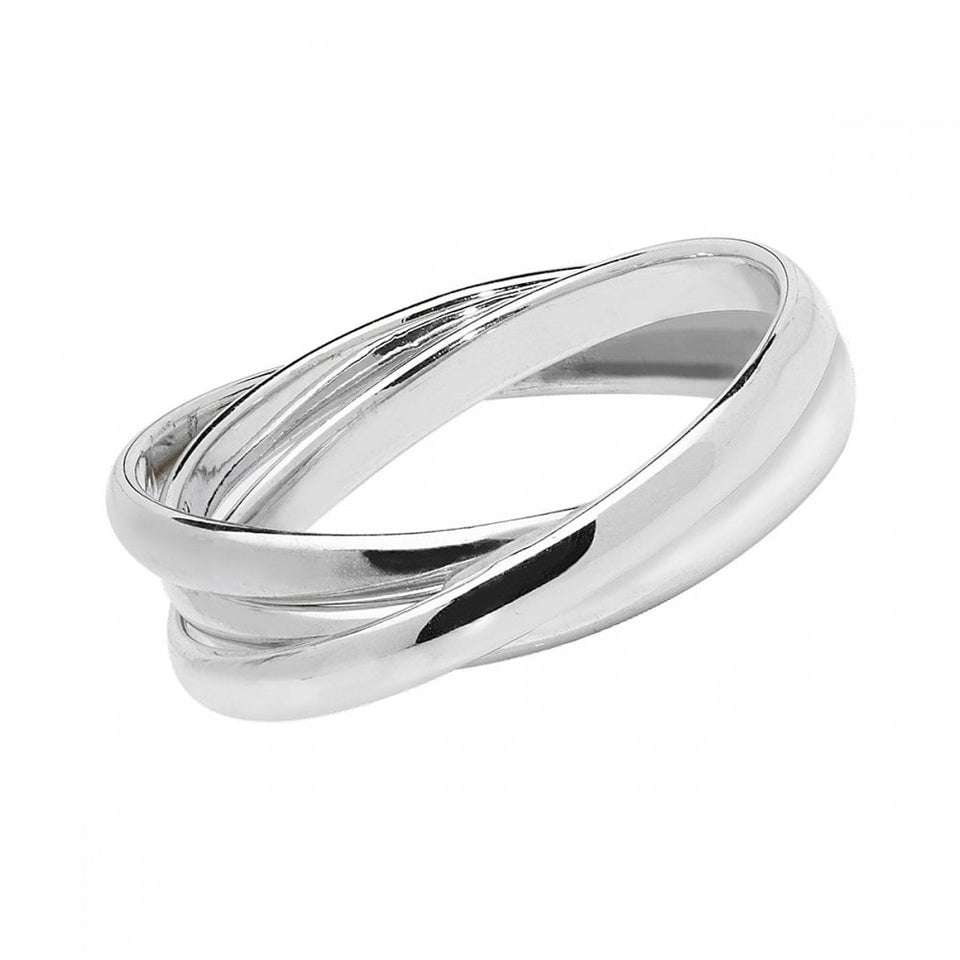 Francis & Gaye Silver Russian Link Ring