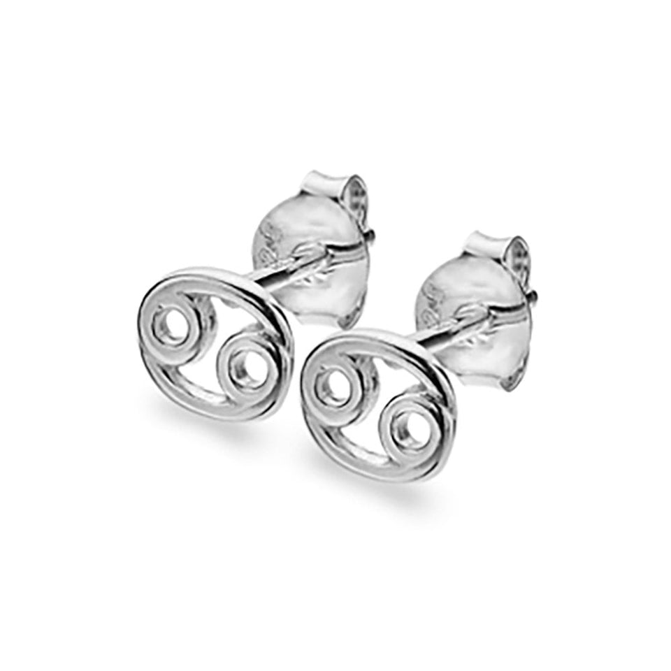 Francis & Gaye Silver Star Sign Earring - Cancer