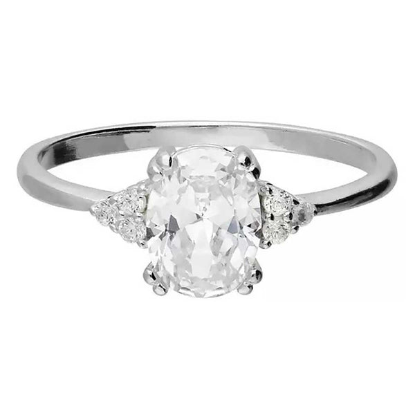 Francis & Gaye Silver Three Stone Ring