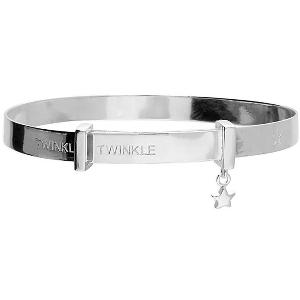 Francis & Gaye Sterling Silver Babies Little Star Expander Bangle
