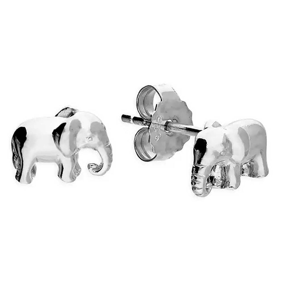 Francis & Gaye Sterling Silver Elephant Earrings