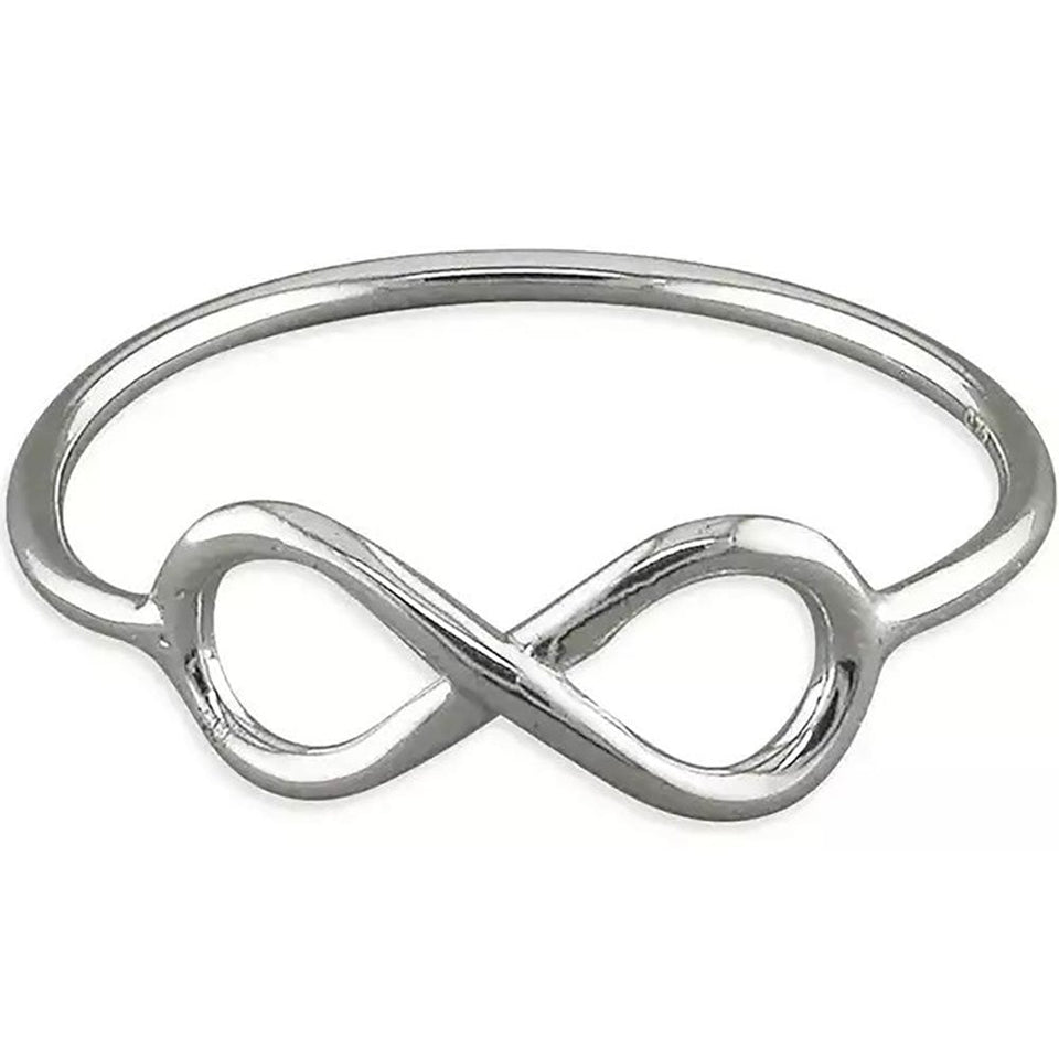 Francis & Gaye Sterling Silver Infinity Ring