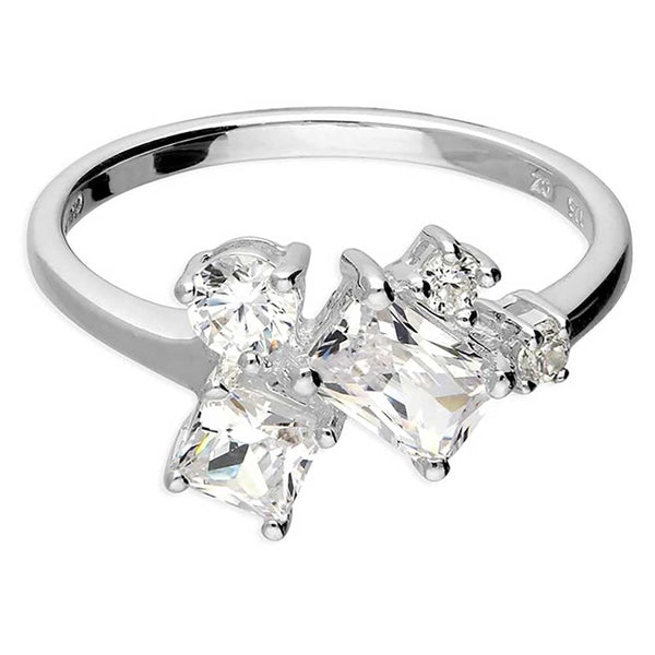 Francis & Gaye Sterling Silver Mixed Stone Ring