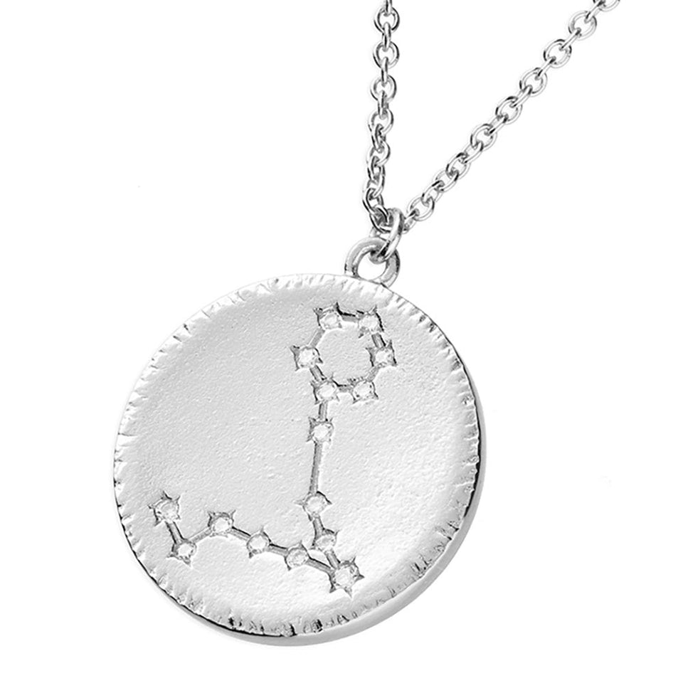 Francis & Gaye Sterling Silver Pisces Constellation Necklace
