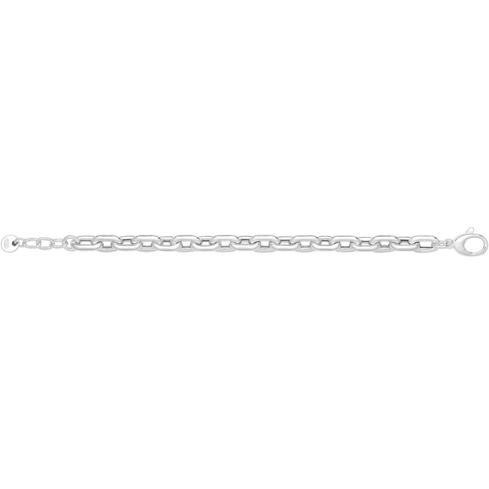 Francis & Gaye Sterling Silver Rolo Chain Bracelet