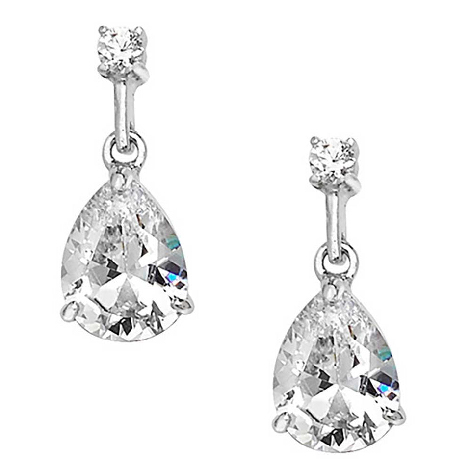 Francis & Gaye Sterling Silver Stone Set Earring Drops