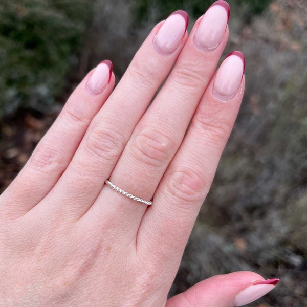 Francis & Gaye Sterling Silver Twist Ring