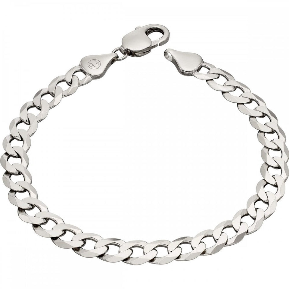 Fred Bennett Diamond Cut Curb Chain Bracelet