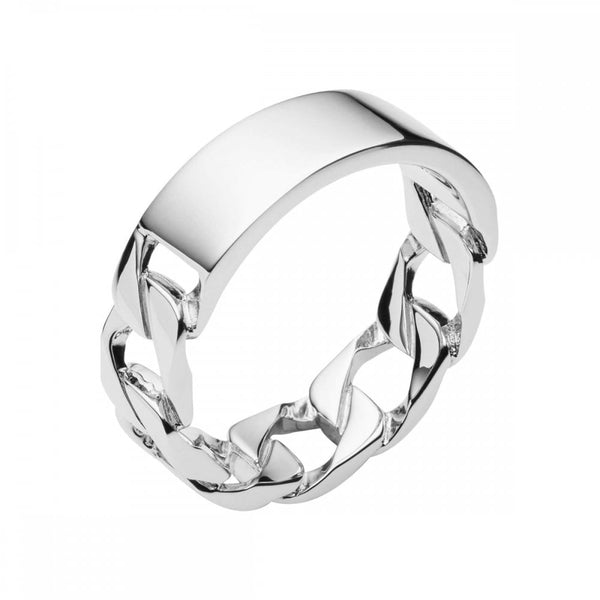 Fred Bennett Engravable ID Curb Chain Ring