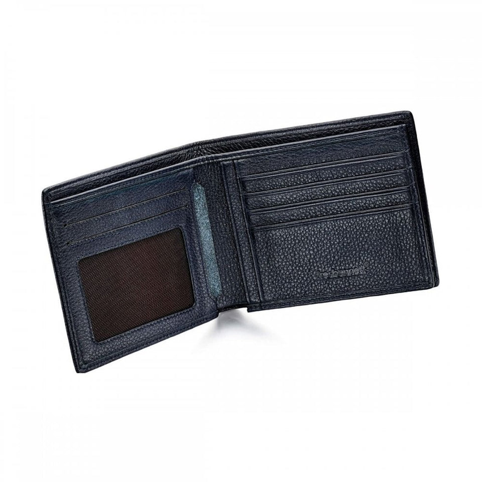 Fred Bennett Navy Blue Leather Wallet