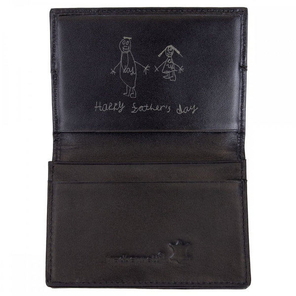 Fred Bennett Reborn Recycled Leather Red Detailed Cardholder
