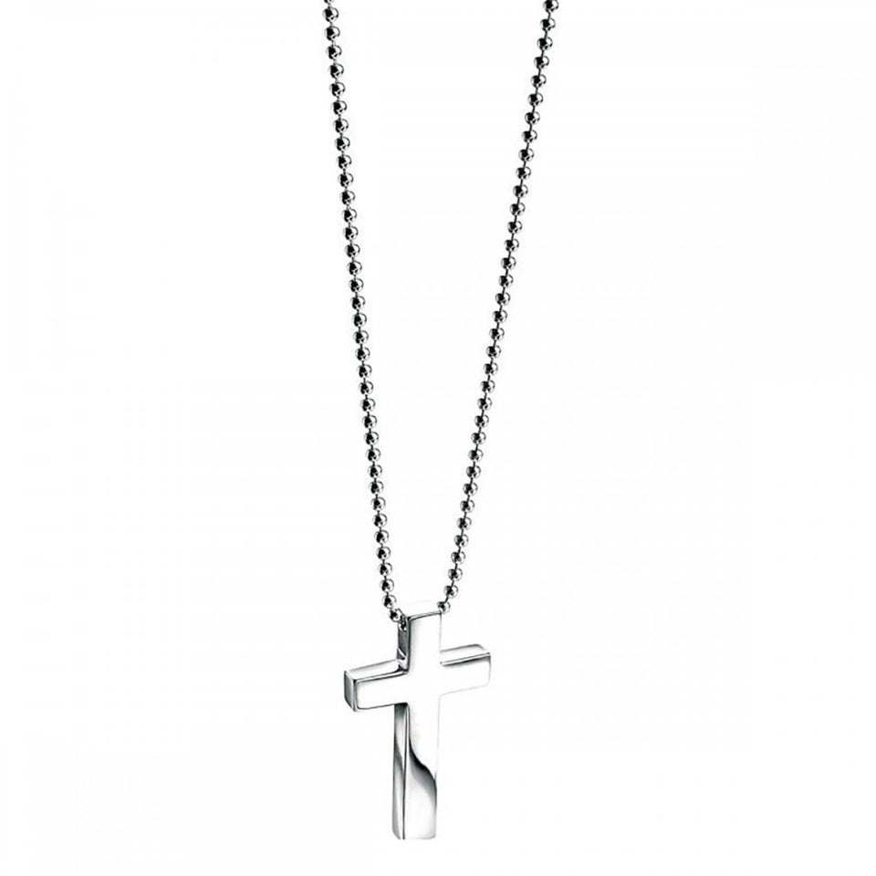 Fred Bennett Sterling Silver Small Cross Necklace