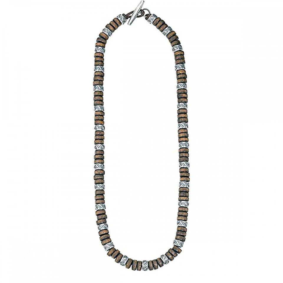Fred Bennett Wooden Beaded Necklace