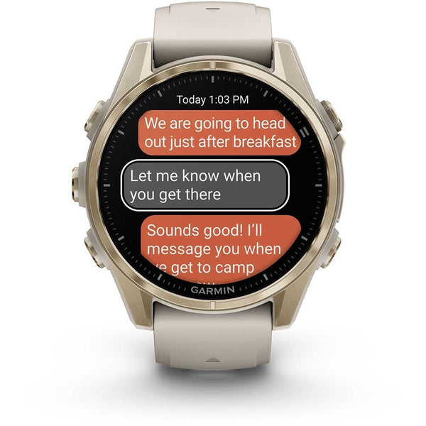Garmin fēnix® 8 43mm Dark Sandstone Band Smartwatch