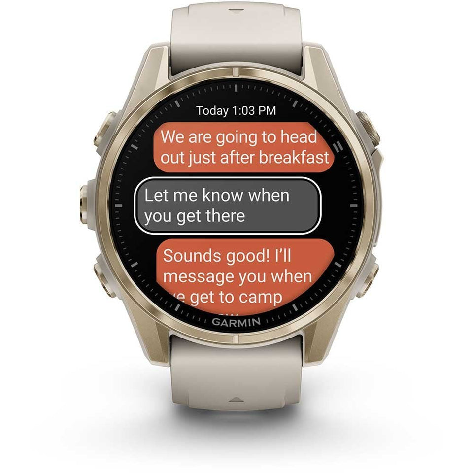 Garmin fēnix® 8 43mm Dark Sandstone Band Smartwatch