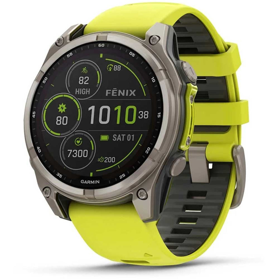 Garmin fēnix® 8 47mm Solar Amp Yellow Smartwatch