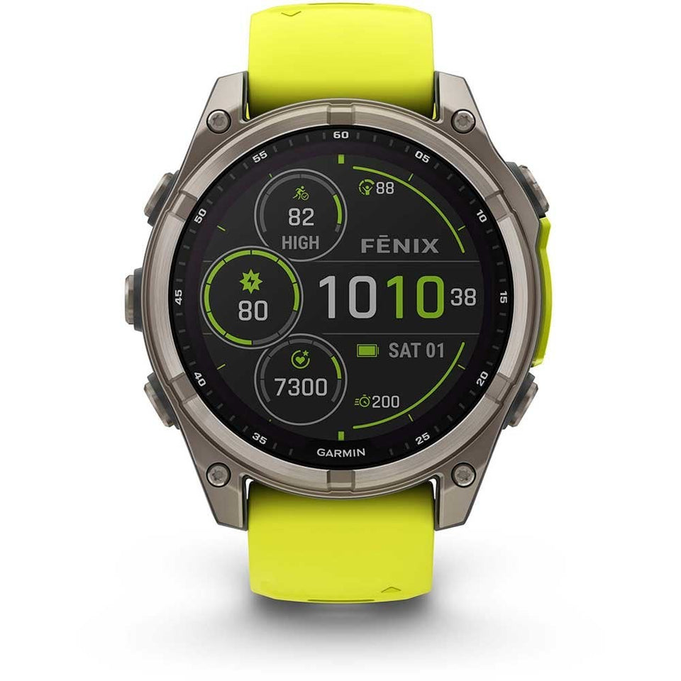 Garmin fēnix® 8 47mm Solar Amp Yellow Smartwatch