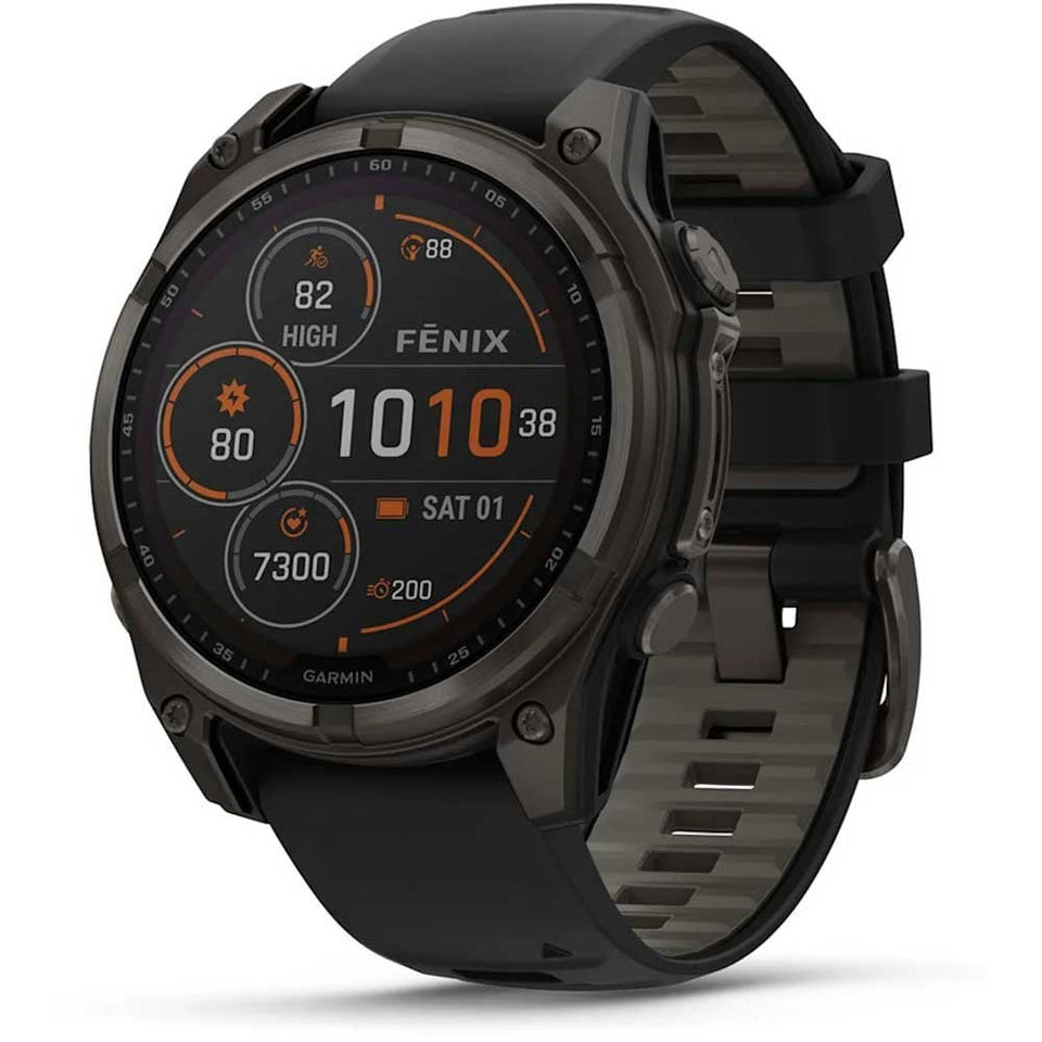 Garmin fēnix® 8 47mm Solar Sapphire Carbon Grey Smartwatch