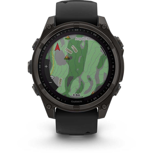 Garmin fēnix® 8 47mm Solar Sapphire Carbon Grey Smartwatch