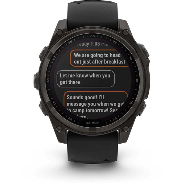 Garmin fēnix® 8 47mm Solar Sapphire Carbon Grey Smartwatch