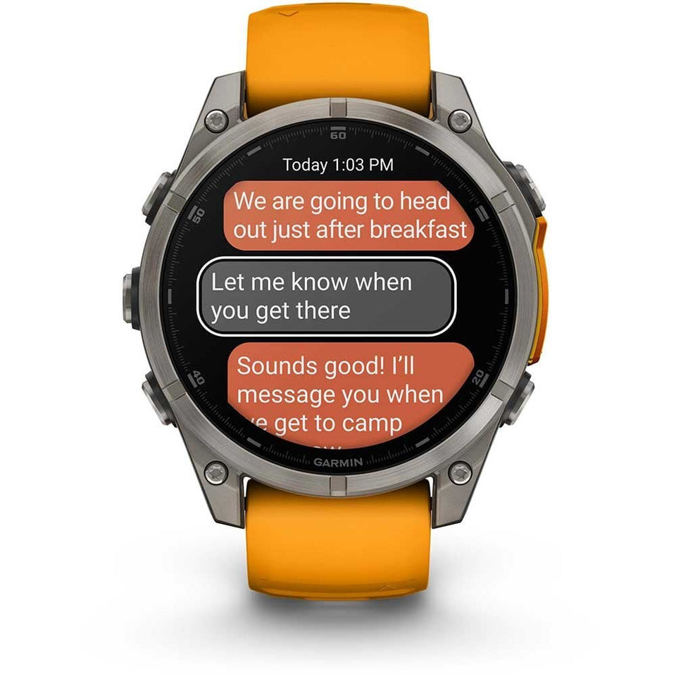 Garmin fēnix® 8 47mm Spark Orange Smartwatch