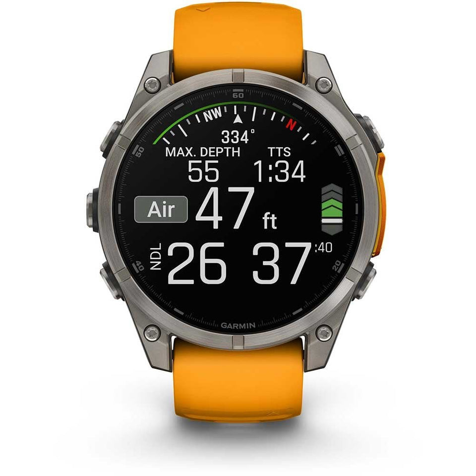 Garmin fēnix® 8 47mm Spark Orange Smartwatch