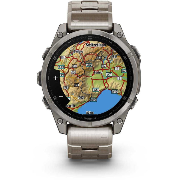 Garmin fēnix® 8 47mm Vented Titanium Bracelet Smartwatch