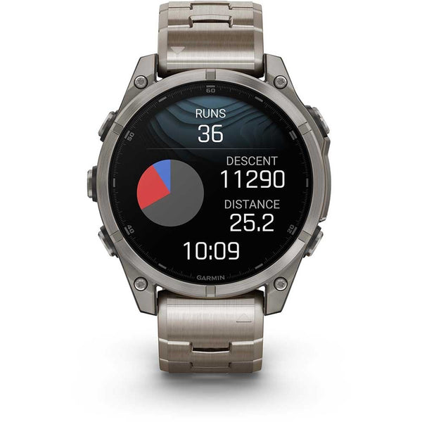 Garmin fēnix® 8 47mm Vented Titanium Bracelet Smartwatch