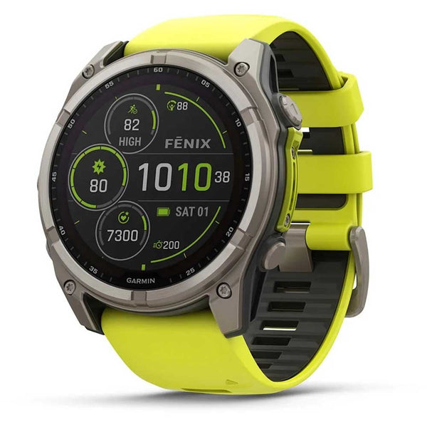 Garmin fēnix® 8 51mm Solar Amp Yellow Smartwatch