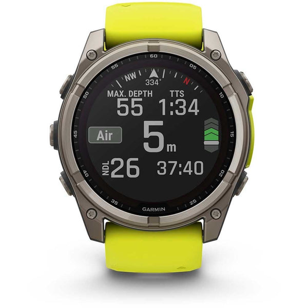 Garmin fēnix® 8 51mm Solar Amp Yellow Smartwatch