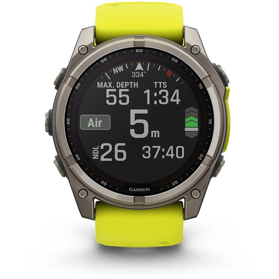 Garmin fēnix® 8 51mm Solar Amp Yellow Smartwatch