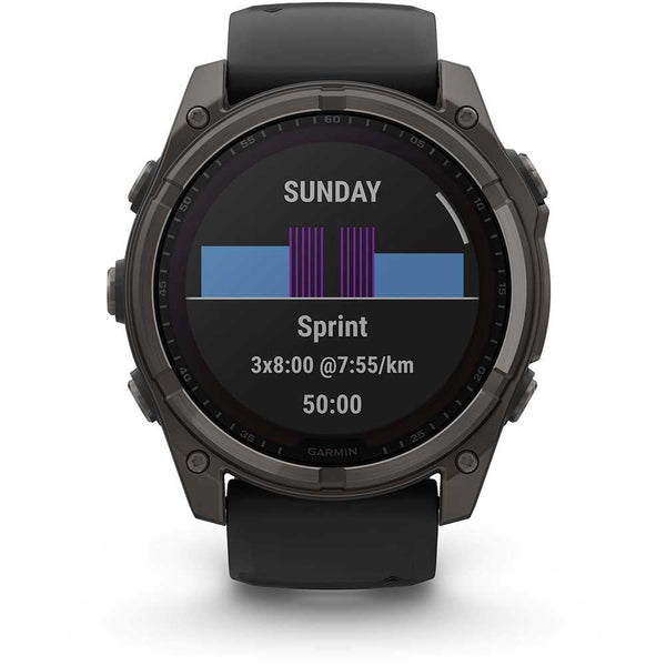 Garmin fēnix® 8 51mm Solar Carbon Grey Smartwatch