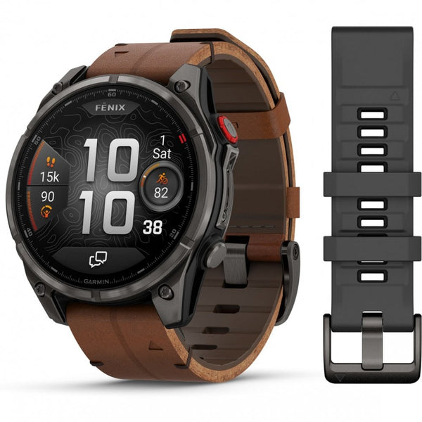 Garmin Fenix® 8 Pro 51mm AMOLED Chestnut Strap Watch