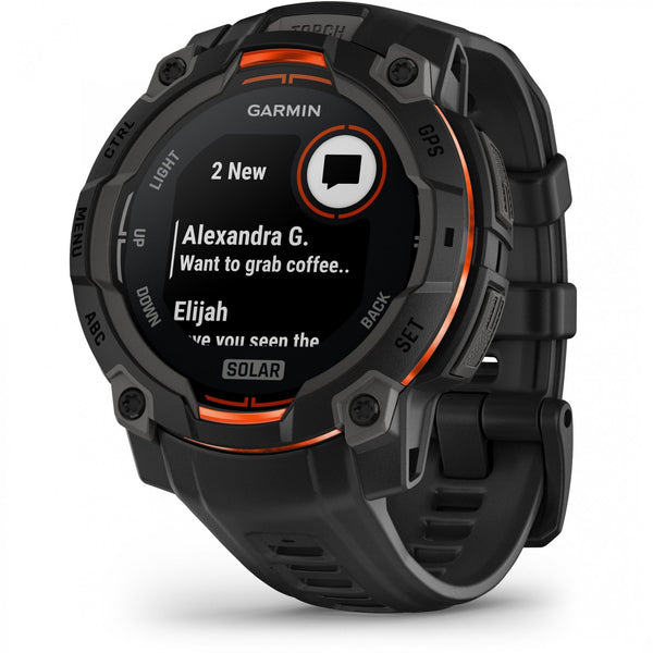 Garmin Instinct® 3 45mm Solar Black Watch