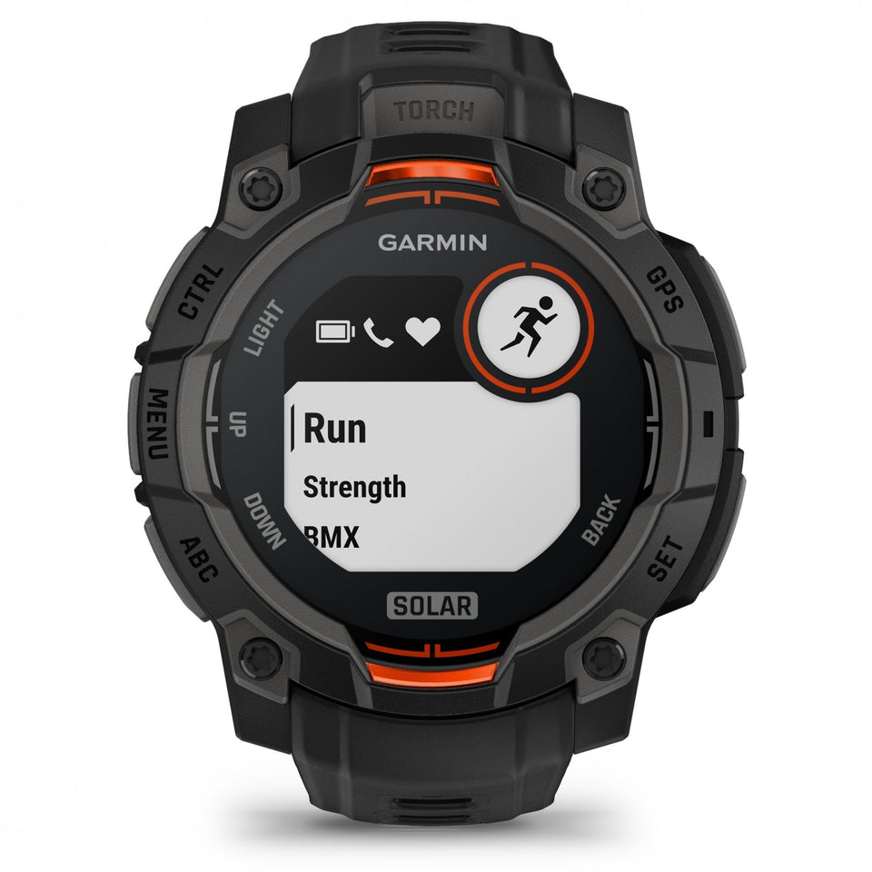 Garmin Instinct® 3 45mm Solar Black Watch