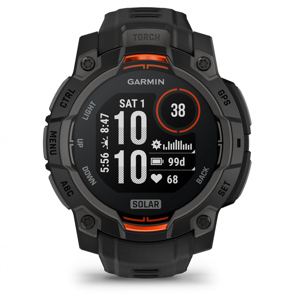 Garmin Instinct® 3 45mm Solar Black Watch