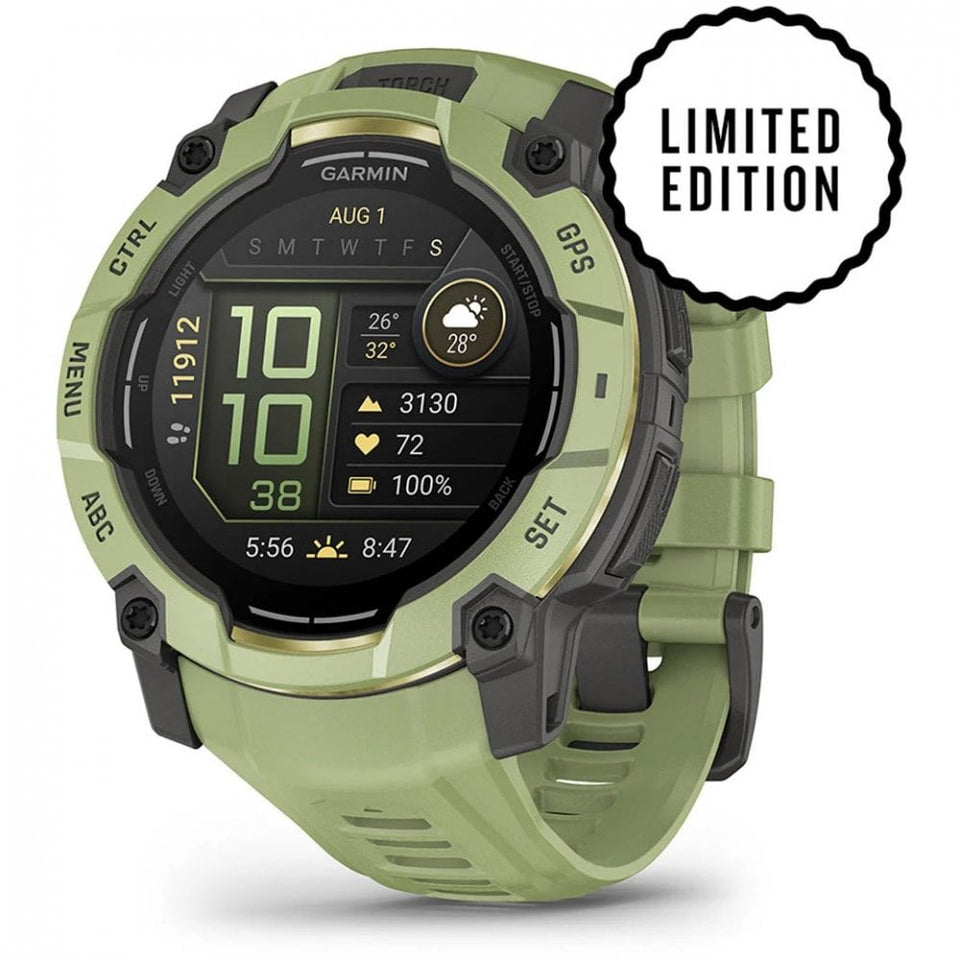 Garmin Instinct® 3 50mm Limited Edition AMOLED Fern Green Watch